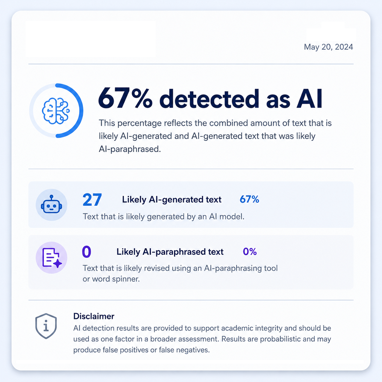 AI Detection & Similarity logo