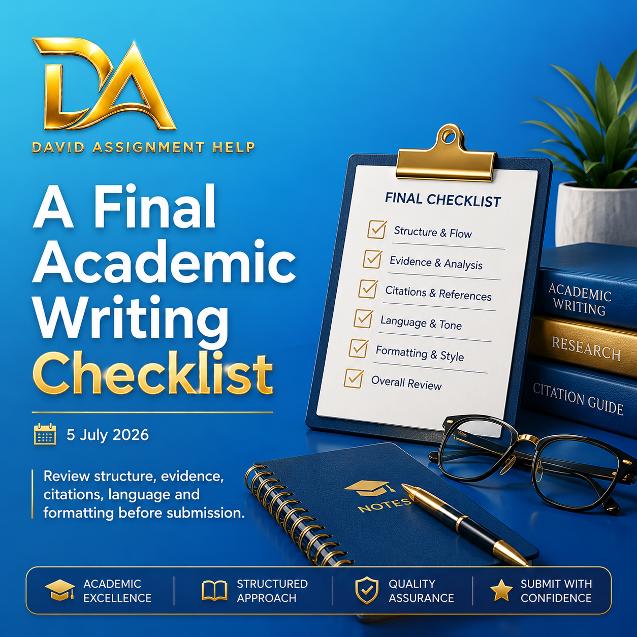 A Final Academic Writing Checklist